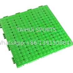 สีเขียว 14 มิลลิเมตร ยางชนกระแทก Pad สําหรับหญ้าเทียม / สนามกีฬา