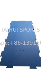 PE Resin สนามเด็กเล่น ShockPads หญ้าเทียม Puzzle Pad ชั้นอ่อน 30mm 40mm 50mm ยืนยัน UV ให้ความปลอดภัยและความสุขมากขึ้น