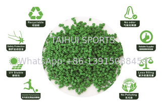 เติม Granule FIFA ใช้ใน FIFA ระบบสําหรับหญ้าเทียม TPE พลาสติกอีลาสโตเมอร์ความหนาแน่นต่ํา ทนต่อ UV T12R