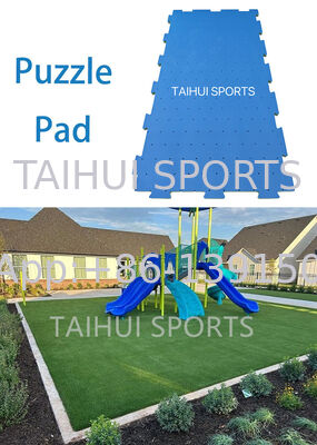 แผ่นรองกันกระแทกสำหรับสนามเด็กเล่น Soft Fall แบบประกบกันได้ ความหนา 10-100 มม. รับประกัน HIC & CFH