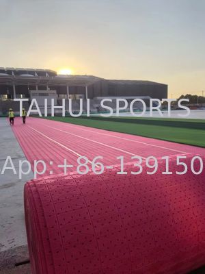 10mm 12mm XPE Foam Shockpad Underlay สําหรับฟุตบอล ฟุตบอลสนามสนามหญ้าเทียม
