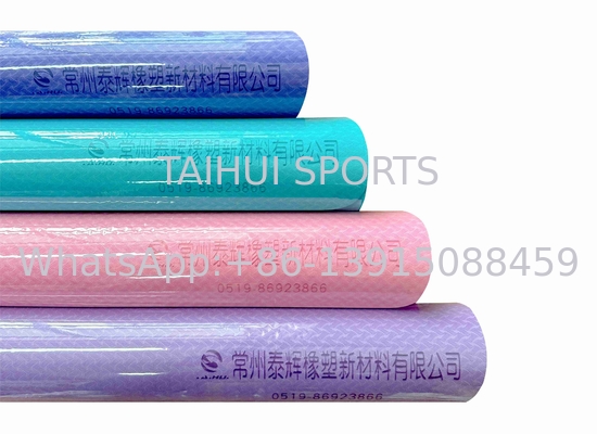 ยูนิเซ็กซ์ โยคะการออกกําลังกาย Mat หนาไม่เลื่อน Fitness Mat ด้วยสายยืดหยุ่น