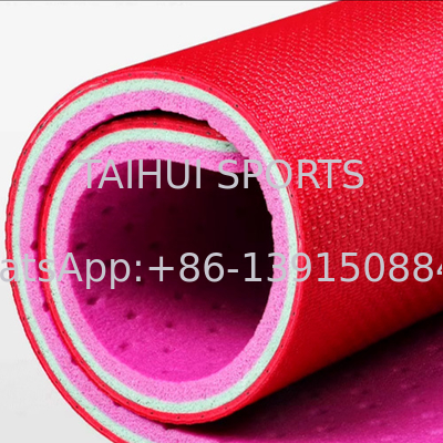 เสื่อปูพื้นยาง PVC สำหรับสนามในร่ม หนา 3.5-10 มม. พื้น PVC สำหรับกีฬาสำหรับวอลเลย์บอล แบดมินตัน เทนนิส ห้องเต้นรำ ยิม