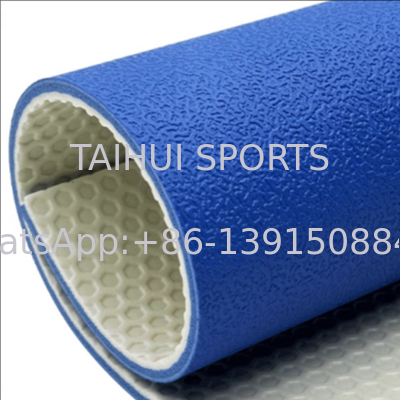 เสื่อปูพื้นยาง PVC สำหรับสนามในร่ม หนา 3.5-10 มม. พื้น PVC สำหรับกีฬาสำหรับวอลเลย์บอล แบดมินตัน เทนนิส ห้องเต้นรำ ยิม