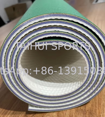 3ความหนา.5mm-9.0mm พื้นกีฬาสําหรับสนามเทนนิส / บาสเก็ตบอล / แบดมินตัน / วอลเลย์บอล