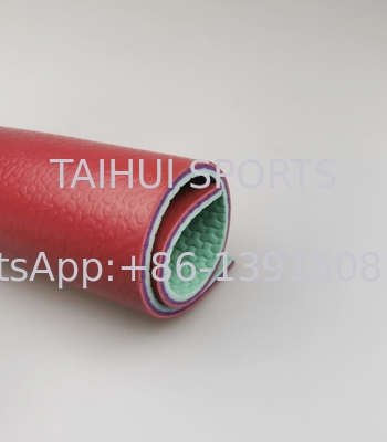 พื้น PVC ในร่มหนา 4.5 มม. 6 มม. 7 มม. 8 มม. สำหรับสนามฟุตซอล พื้นกีฬาในร่ม