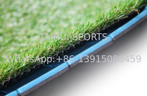 สไตล์ใหม่แบบ PE Foam Underlay Shock Pad 8mm 10mm 12mm ด้วยผ้าผ้าใต้หญ้าเทียมสําหรับสนามฟุตบอล FIFA