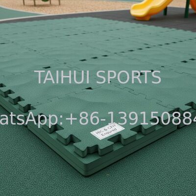 หม้อความปลอดภัย PE Foam Interlocking กับความหนา 10-100mm และ HIC & CFH รับประกันสําหรับถุงกระแทกสนามเด็กเล่น