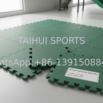 หม้อความปลอดภัย PE Foam Interlocking กับความหนา 10-100mm และ HIC & CFH รับประกันสําหรับถุงกระแทกสนามเด็กเล่น