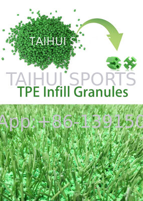 UV-Resistant Eco-Friendly TPE Infill Granules with Excellent Shock Absorption for Artificial Grass
