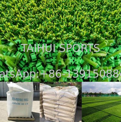 สะอาดต่อสิ่งแวดล้อม TPE เติม Granule สําหรับระบบหญ้าเทียมด้วยวัสดุที่สามารถนําไปใช้ใหม่ได้