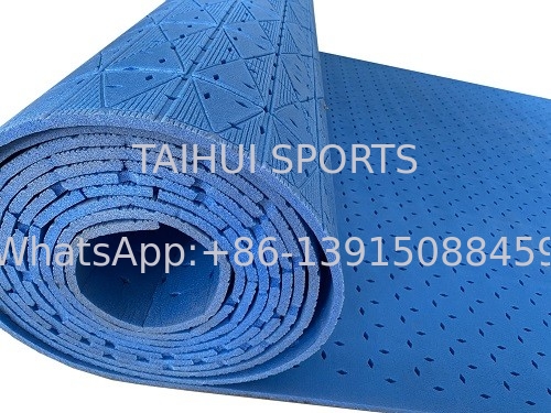 PE Foam Shock Absorber Pad 8mm-20mm Shockpad Underlay สําหรับหญ้าเทียม