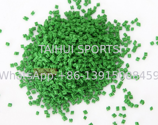 แอนติยูวี หญ้าเทียม เติม TPE Granule Shock Absorption ฟุตบอล / กอล์ฟ / บาสเก็ตบอล / ฟิตเนส