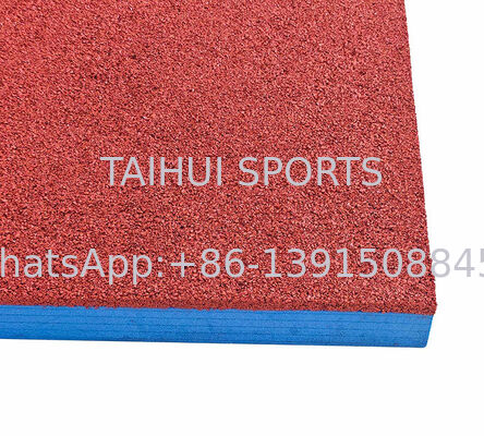 แผ่นรองรับแรงกระแทก EPDM ความสามารถในการซึมผ่านน้ำสูง แผ่นยางดูดซับแรงกระแทกสำหรับสนามเด็กเล่น ชั้นรองรับแรงกระแทก