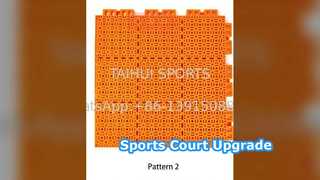 พื้นสนามกีฬาทนทาน ติดตั้งง่าย ระบายน้ำได้